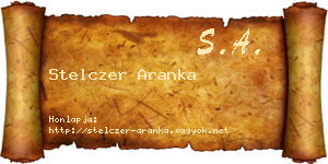 Stelczer Aranka névjegykártya